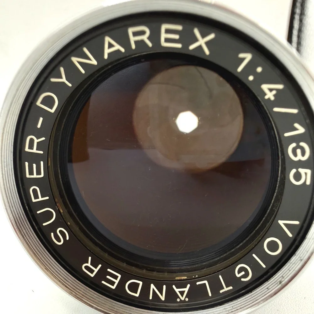 Voigtlander Super-Dynarex 135mm f4 DKL Mount Lens with Case West Germany Vintage